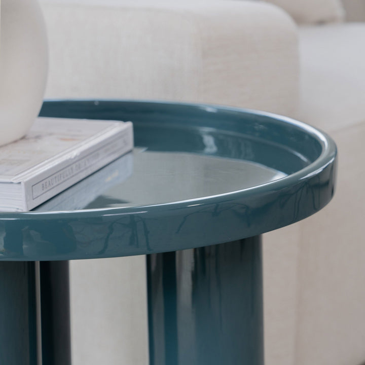 Eclat - Sofia Enamel End Table - Urbia Coffee Tables - Yellow Ochre - HORNE