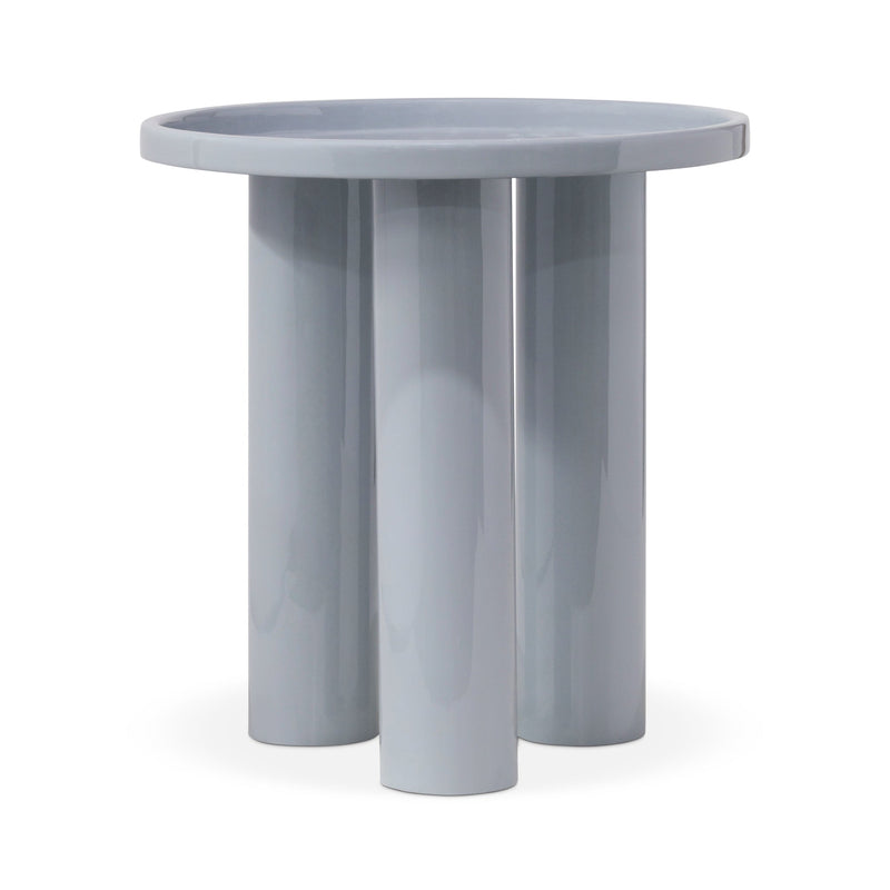 Eclat - Sofia Enamel End Table - Urbia Coffee Tables - Aegean Teal - HORNE