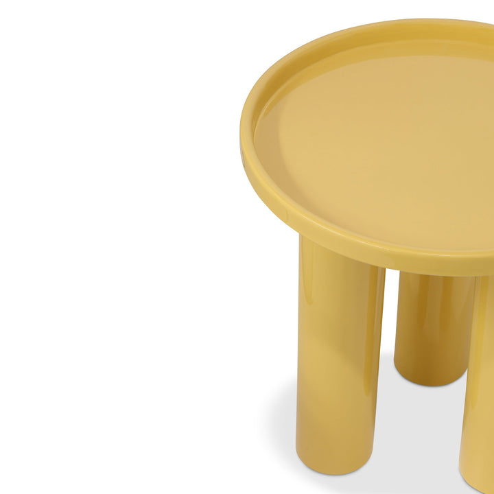 Eclat - Sofia Enamel End Table - Urbia Coffee Tables - Yellow Ochre - HORNE