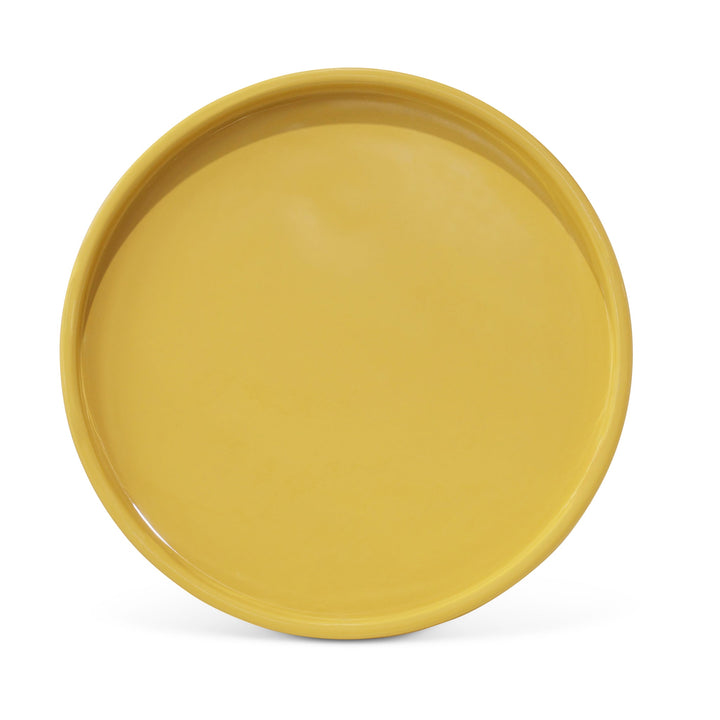 Eclat - Sofia Enamel End Table - Urbia Coffee Tables - Yellow Ochre - HORNE