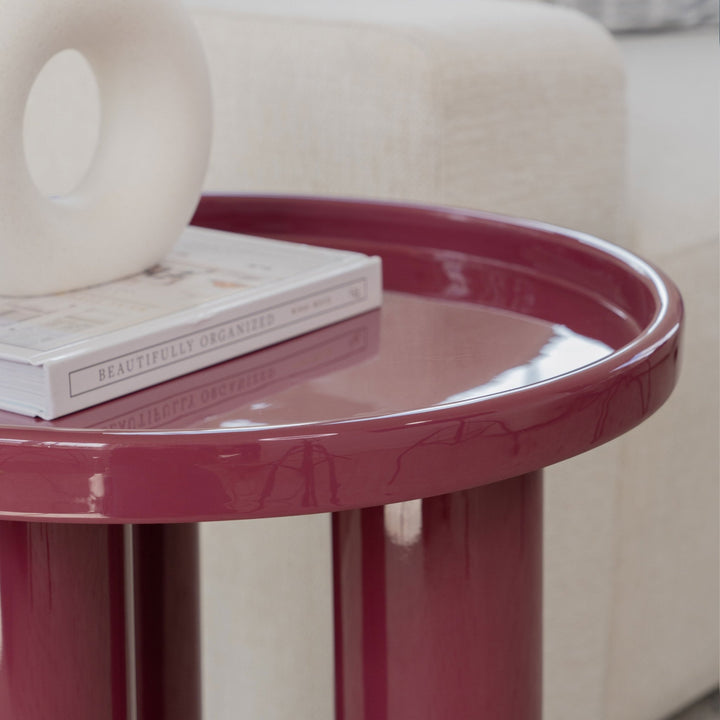 Eclat - Sofia Enamel End Table - Urbia Coffee Tables - Yellow Ochre - HORNE