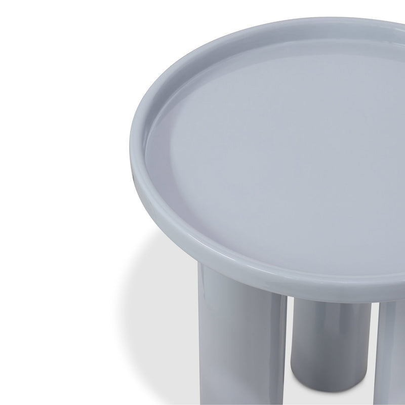 Eclat - Sofia Enamel End Table - Urbia Coffee Tables - Aegean Teal - HORNE