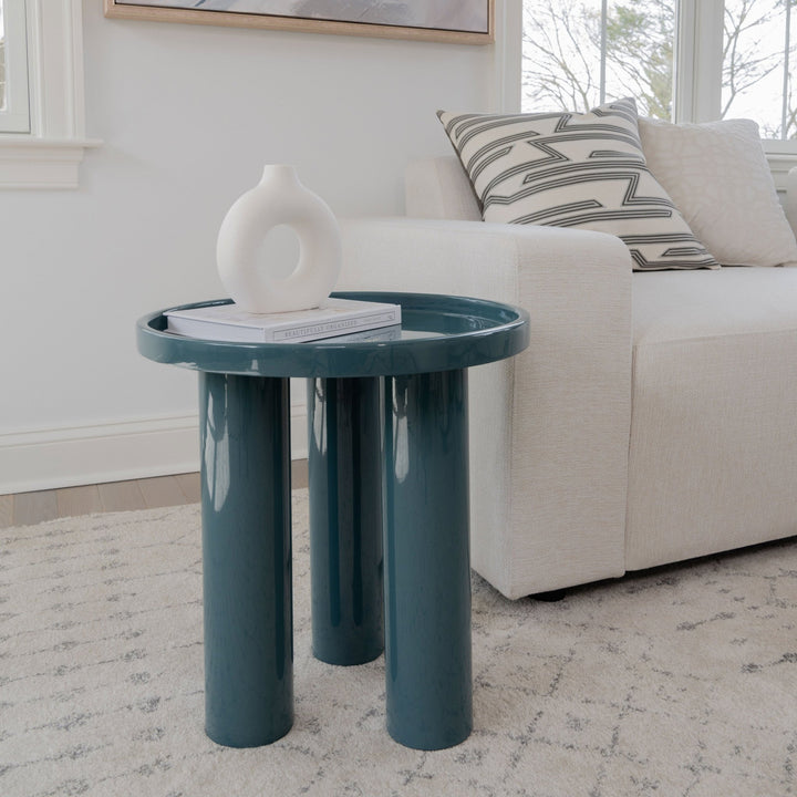 Eclat - Sofia Enamel End Table - Urbia Coffee Tables - Yellow Ochre - HORNE