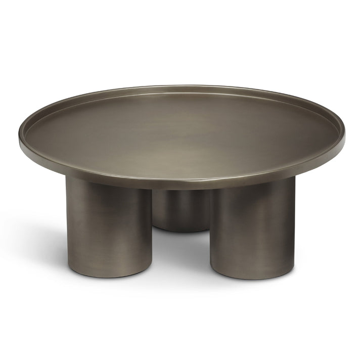 Eclat - Sofia Industrial Coffee Table - Urbia Coffee Tables - Industrial Nickel - HORNE