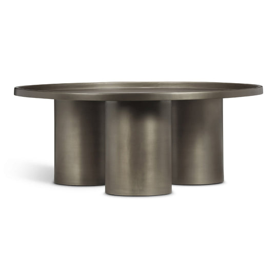 Eclat - Sofia Industrial Coffee Table - Urbia Coffee Tables - Industrial Nickel - HORNE
