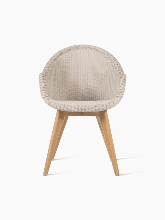 Edgard Dining Chair - Vincent Sheppard Chairs - Old Lace - Dark Smoke - HORNE