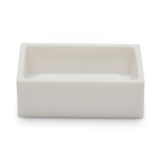 Edge Soap Dish - Tina Frey Bathroom Accessories - White - HORNE