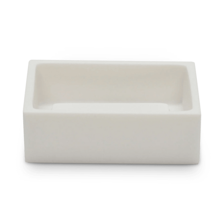 Edge Soap Dish - Tina Frey Bathroom Accessories - White - HORNE