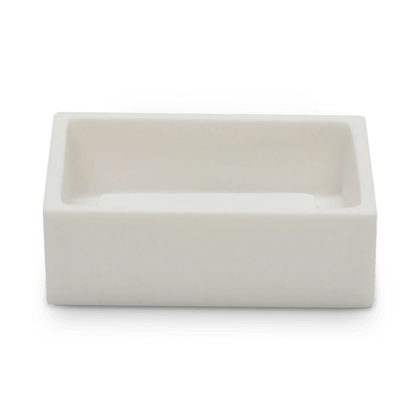 Edge Soap Dish - Tina Frey Bathroom Accessories - White - HORNE