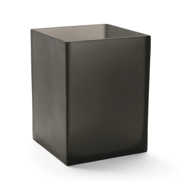 Edge Wastebasket - Tina Frey Bathroom Accessories - Grey - HORNE