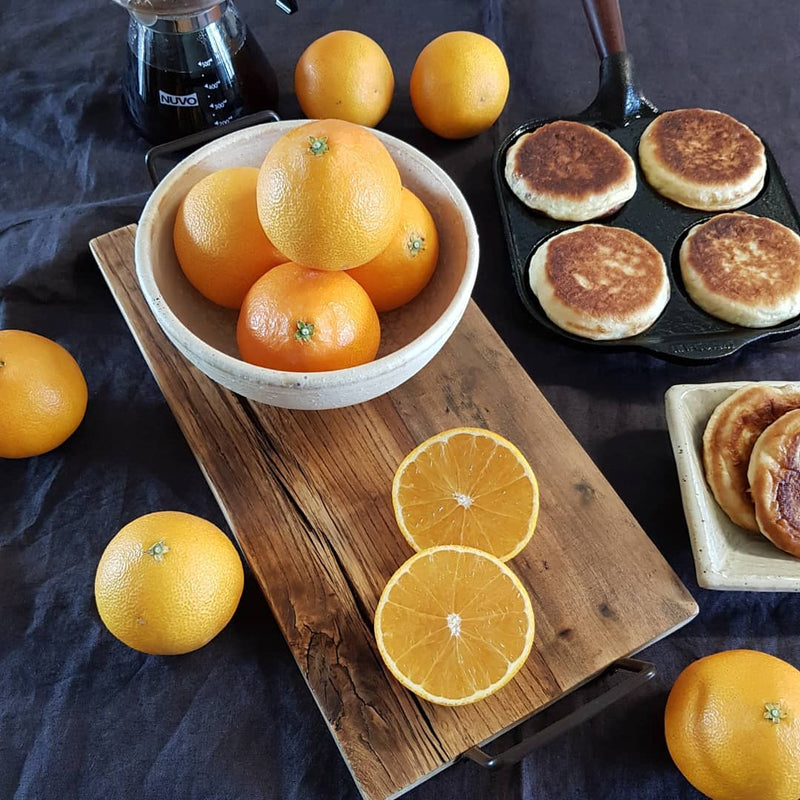 Egg Pan with Walnut Handle - 8