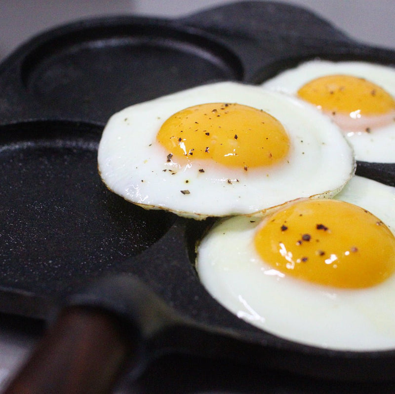 Egg Pan with Walnut Handle - 8