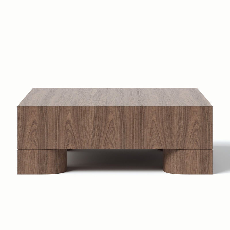 Eka Square Coffee Table - Walnut - Urbia Coffee Tables - HORNE