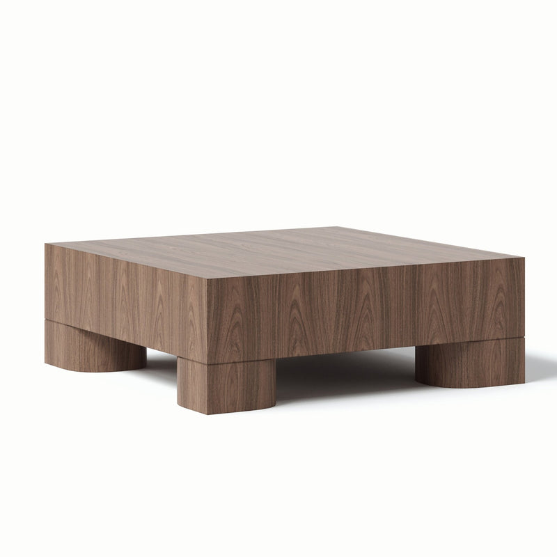 Eka Square Coffee Table - Walnut - Urbia Coffee Tables - HORNE