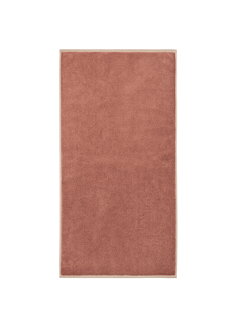 Ekko Hand Towel - Ferm Living - Mocha/Cashmere - HORNE