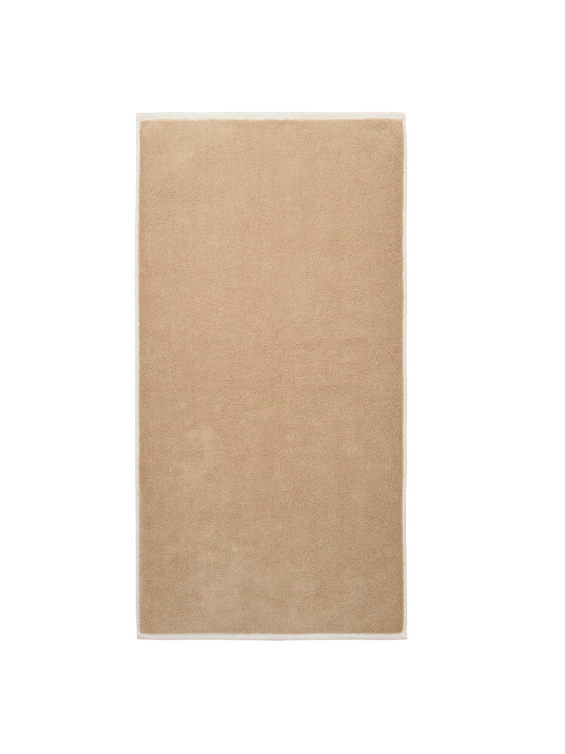 Ekko Hand Towel - Ferm Living - Mocha/Cashmere - HORNE