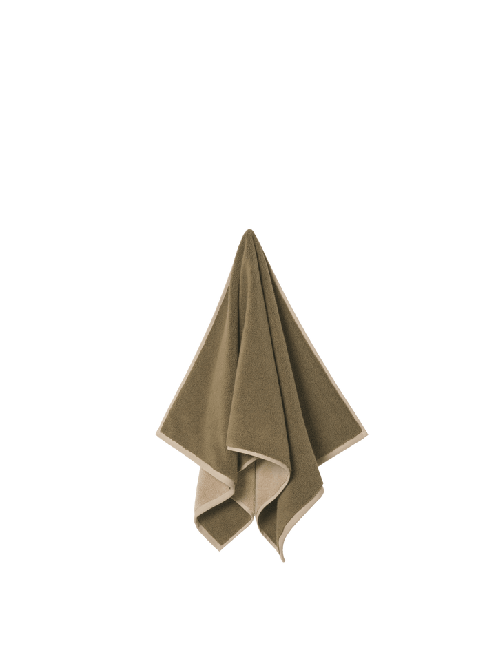 Ekko Hand Towel - Ferm Living - Cashmere/Off - white - HORNE