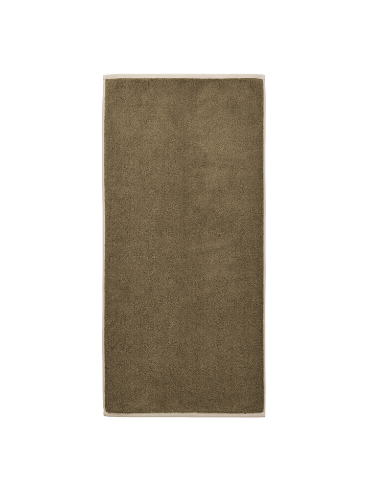 Ekko Hand Towel - Ferm Living - Olive/Cashmere - HORNE