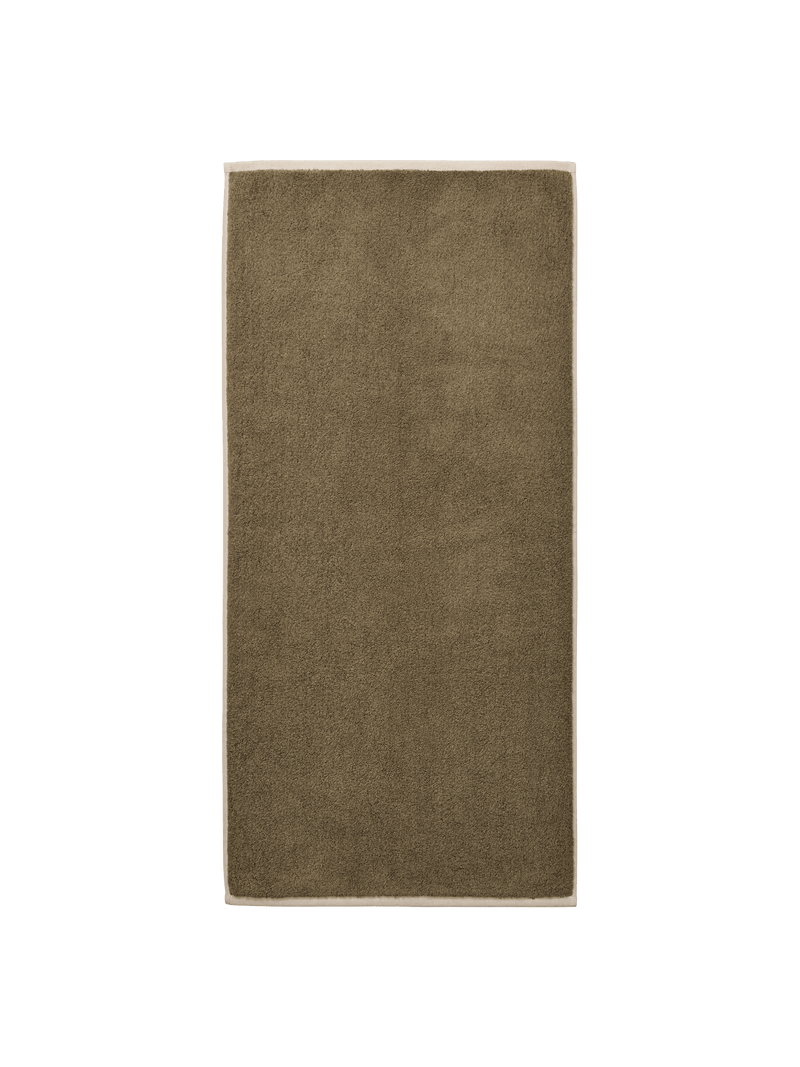 Ekko Hand Towel - Ferm Living - Mocha/Cashmere - HORNE
