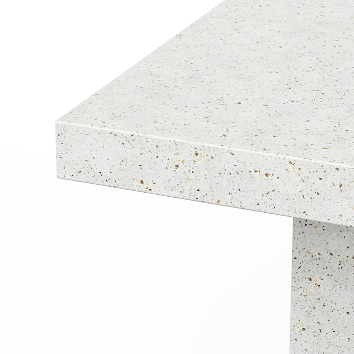 Elcor Table - Counter Height - Urbia Tables - Ivory Terrazzo - Large - HORNE