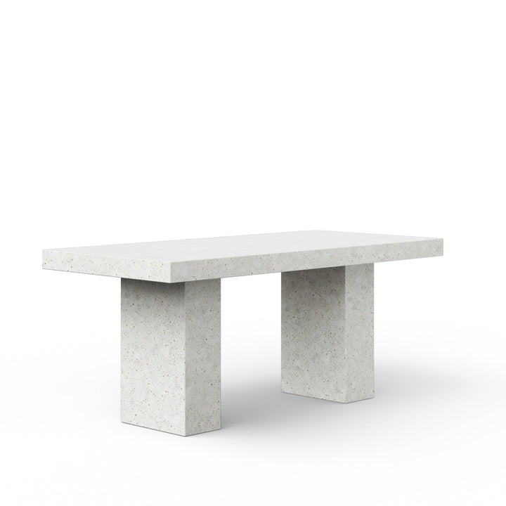Elcor Table - Counter Height - Urbia Tables - Ivory Terrazzo - Large - HORNE