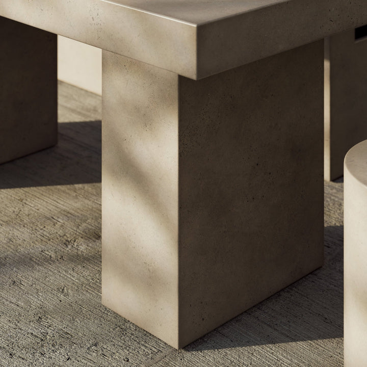 Elcor Table - Dining Height - Urbia Tables - Ivory Terrazzo - Large - HORNE