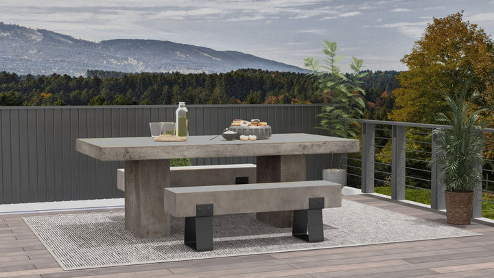 Elcor Table - Dining Height - Urbia Tables - Ivory Terrazzo - Large - HORNE