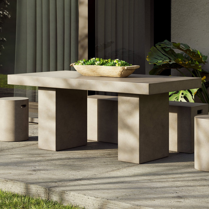 Elcor Table - Dining Height - Urbia Tables - Dark Grey - Small - HORNE