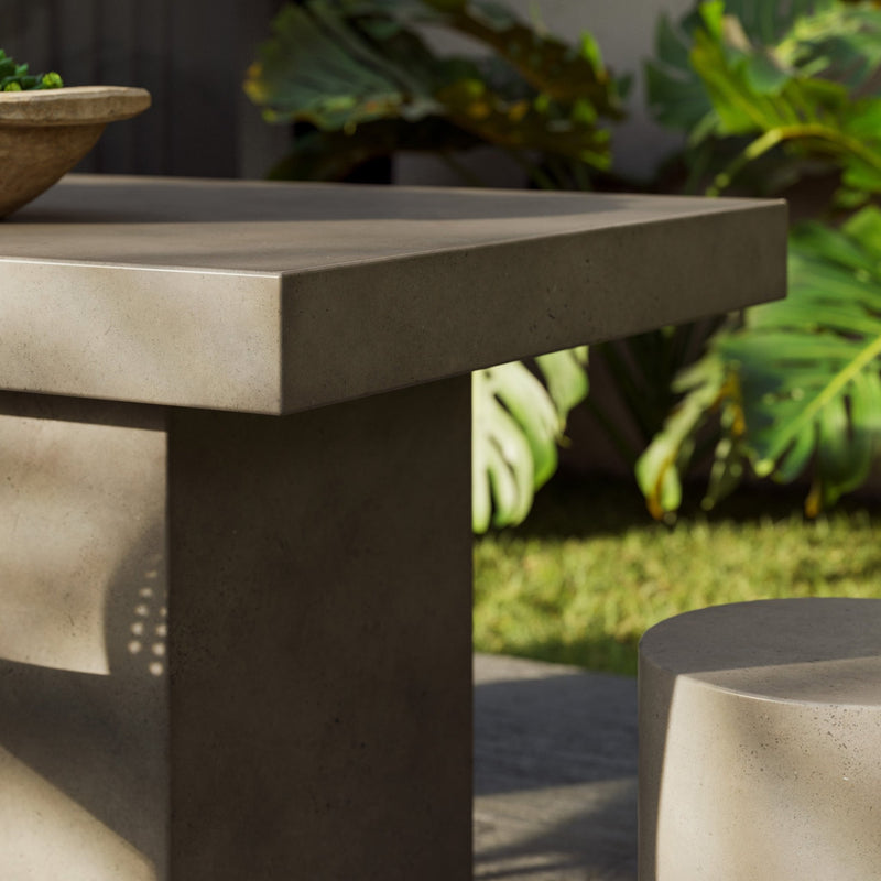 Elcor Table - Dining Height - Urbia Tables - Dark Grey - Small - HORNE