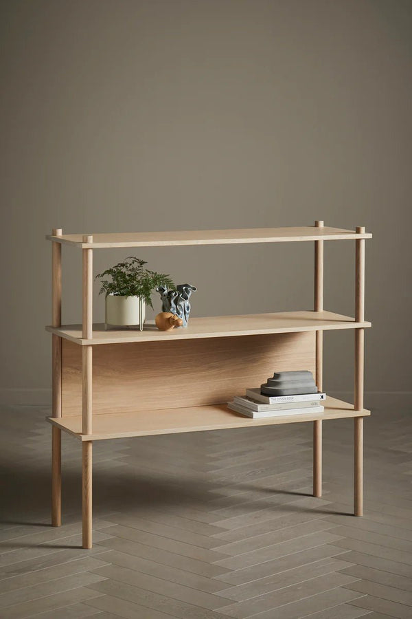 Elevate Bottom E - 2 pcs - Woud Shelving - White - HORNE