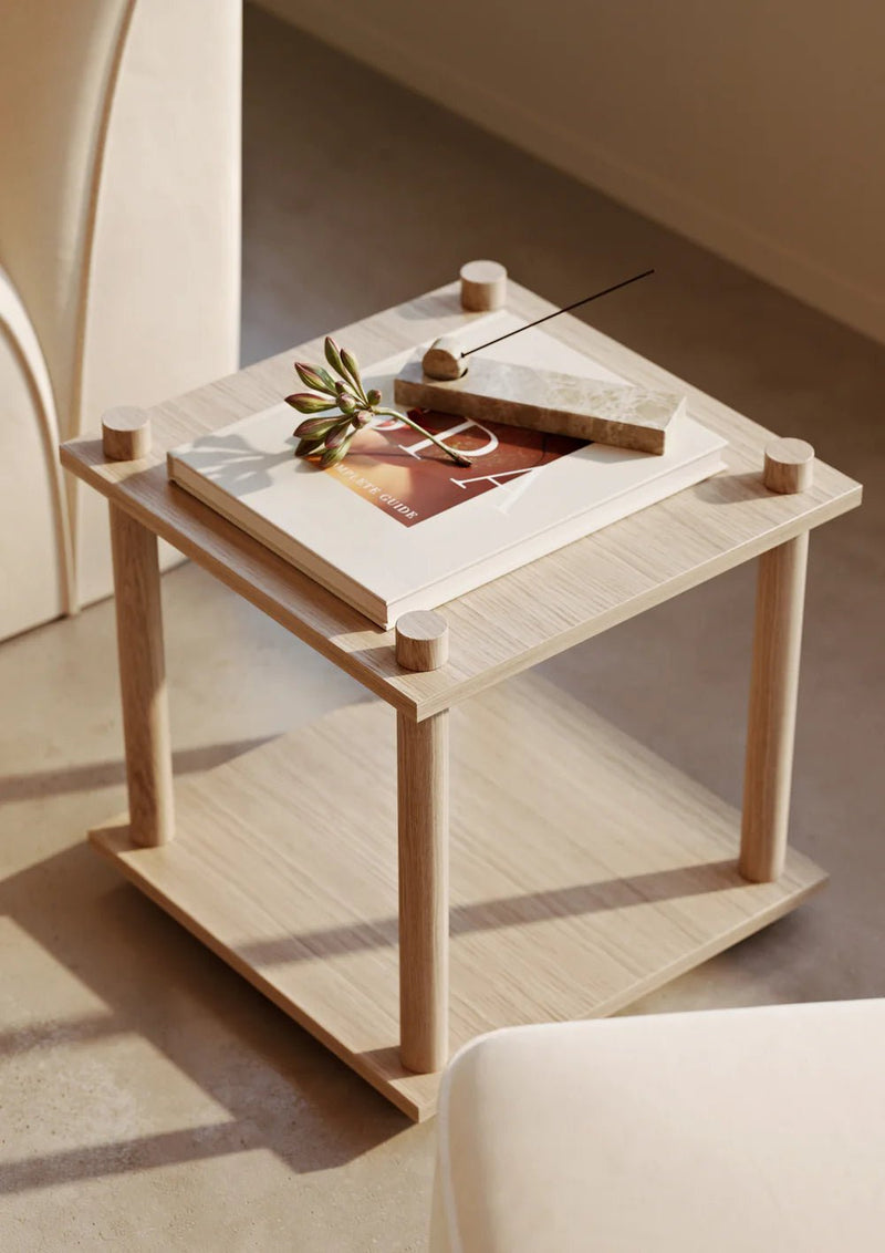 Elevate Connector B - 2 pcs - Woud Shelving - White - HORNE