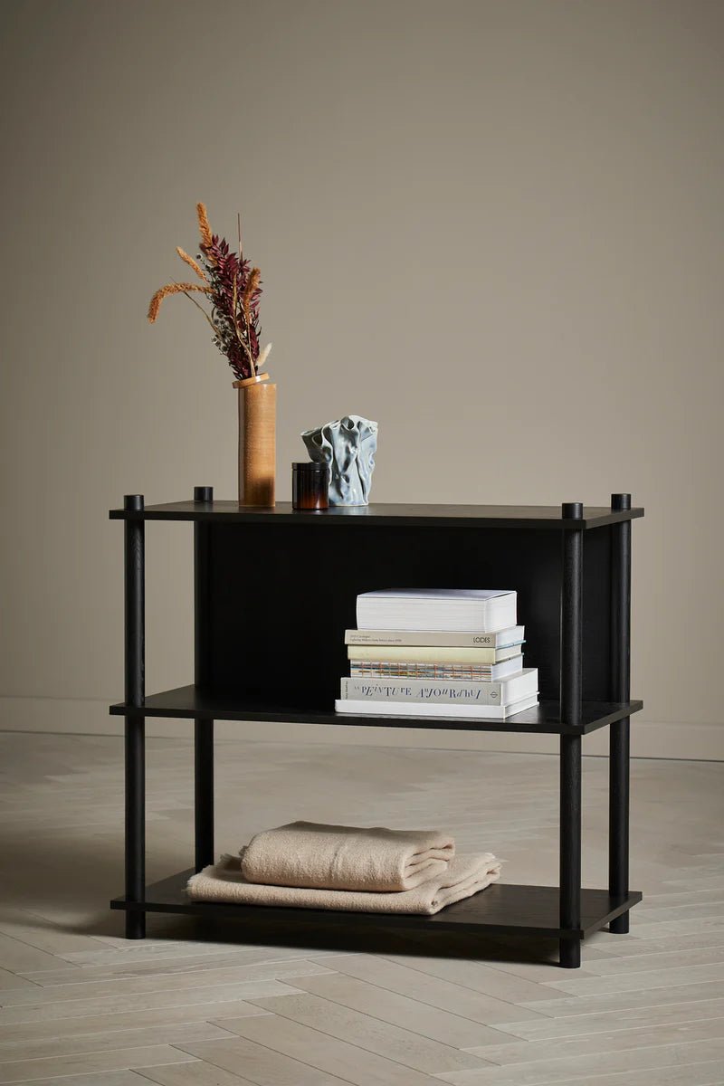 Elevate Shelf C - Woud Shelving - White - HORNE