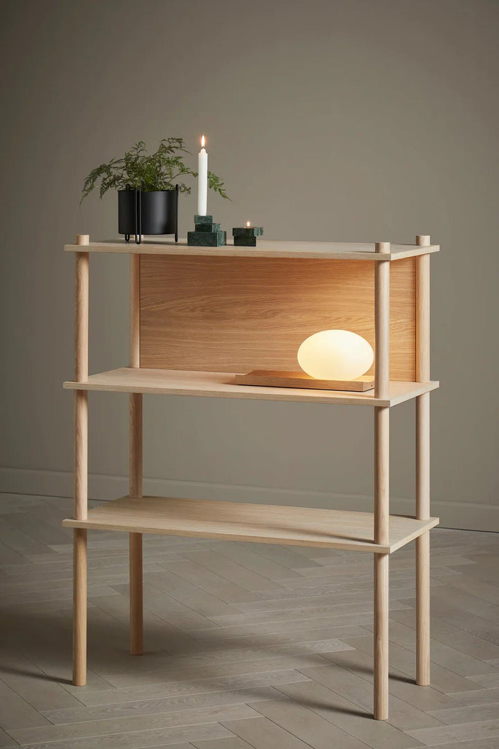 Elevate Side/Back Panel - Woud Shelving - White - Large - HORNE