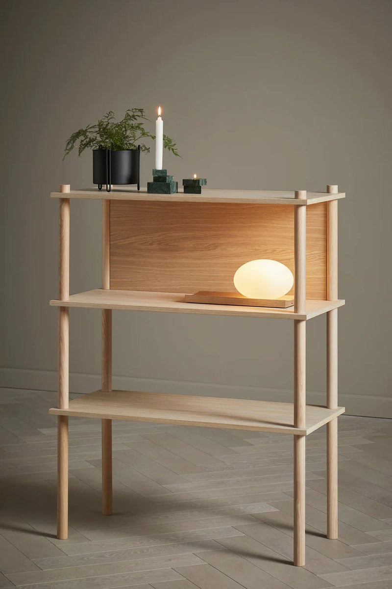 Elevate Side/Back Panel - Woud Shelving - White - Small - 2 pcs - HORNE