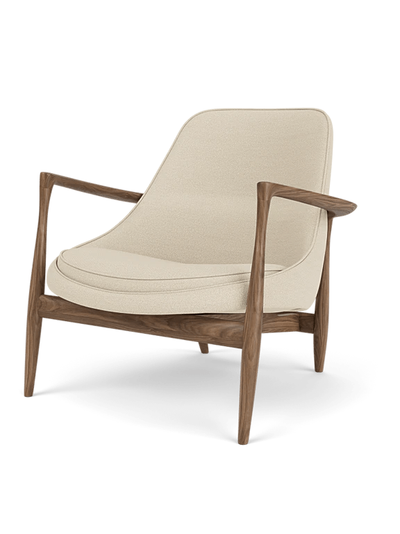 Elizabeth Lounge Chair - Audo Copenhagen Chairs - Walnut - Hallingdal 65 200 - HORNE