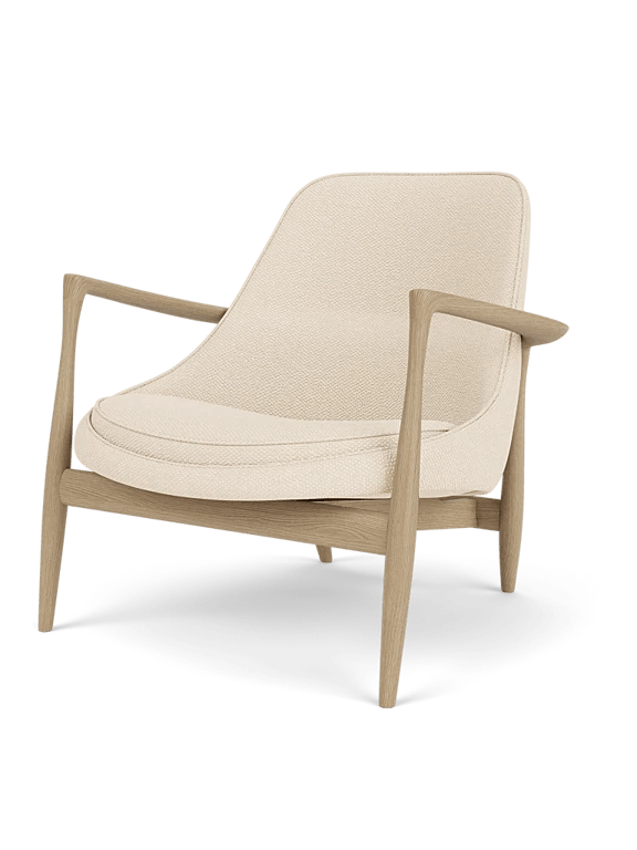 Elizabeth Lounge Chair - Audo Copenhagen Chairs - Natural Oak - Logan Jasmine - HORNE