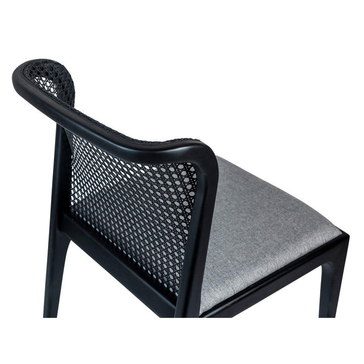 Eloa Cane Side Chair - Urbia Chairs - Medley Ivory Nogal Natural - HORNE