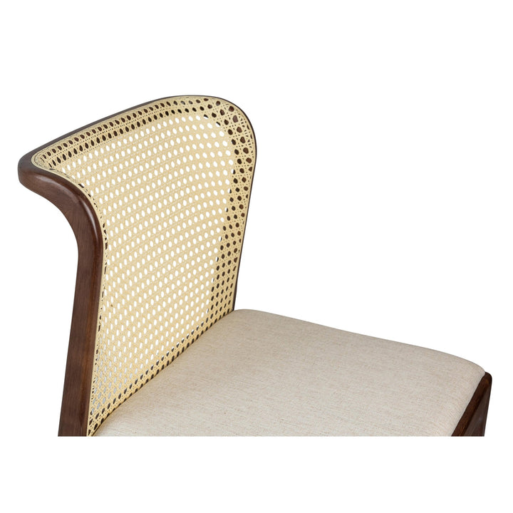 Eloa Cane Side Chair - Urbia Chairs - Medley Ivory Nogal Natural - HORNE