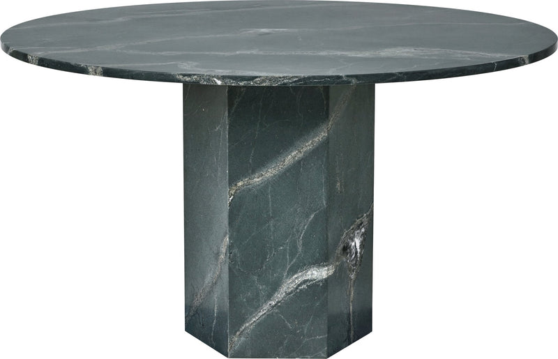 Epic Outdoor Dining Table - Round - Gubi Outdoor Furniture - Botanic Green Quartzite - Botanic Green Quartzite - HORNE