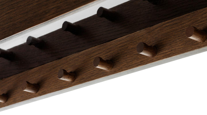 Epoch Shelf with Rack - Long - Audo Copenhagen - Shelving - Dark Stained Oak - HORNE