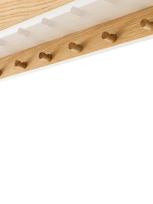 Epoch Shelf with Rack - Long - Audo Copenhagen - Shelving - Dark Stained Oak - HORNE