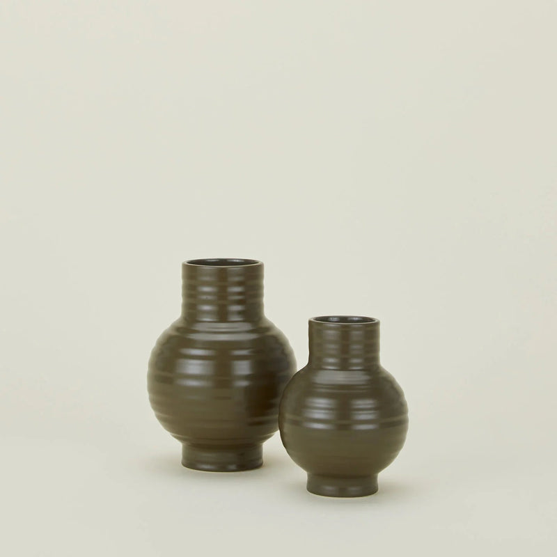 Essential Ceramic Vase - Hawkins New York Vases - Small - Mustard - HORNE