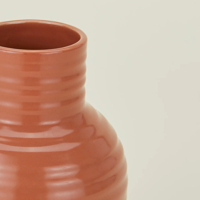 Essential Ceramic Vase - Hawkins New York Vases - Small - Mustard - HORNE