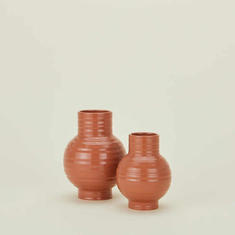 Essential Ceramic Vase - Hawkins New York Vases - Small - Mustard - HORNE