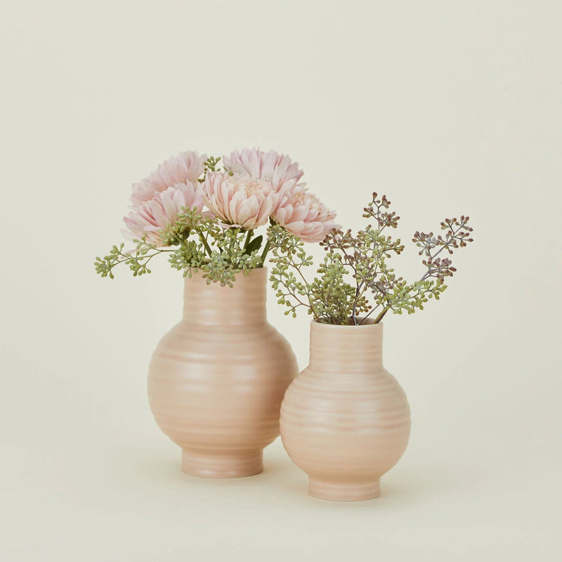 Essential Ceramic Vase - Hawkins New York Vases - Small - Mustard - HORNE