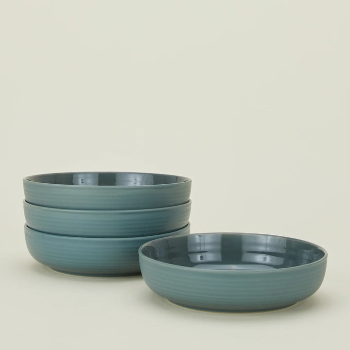 Essential Low Bowl - Set of 4 - Hawkins New York - Dinnerware - Peacock - HORNE