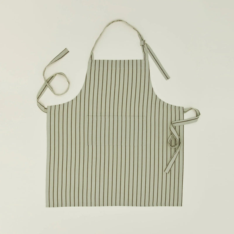 Essential Striped Apron - Hawkins New York Kitchen Tools - Ivory/Flax - HORNE