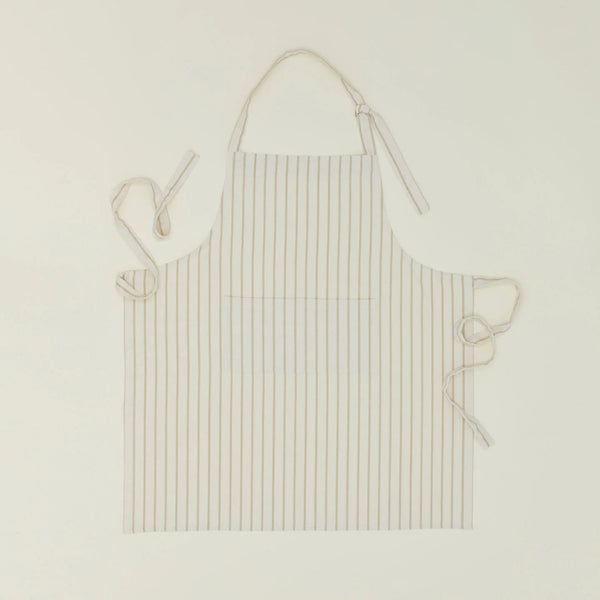 Essential Striped Apron - Hawkins New York Kitchen Tools - Ivory/Flax - HORNE