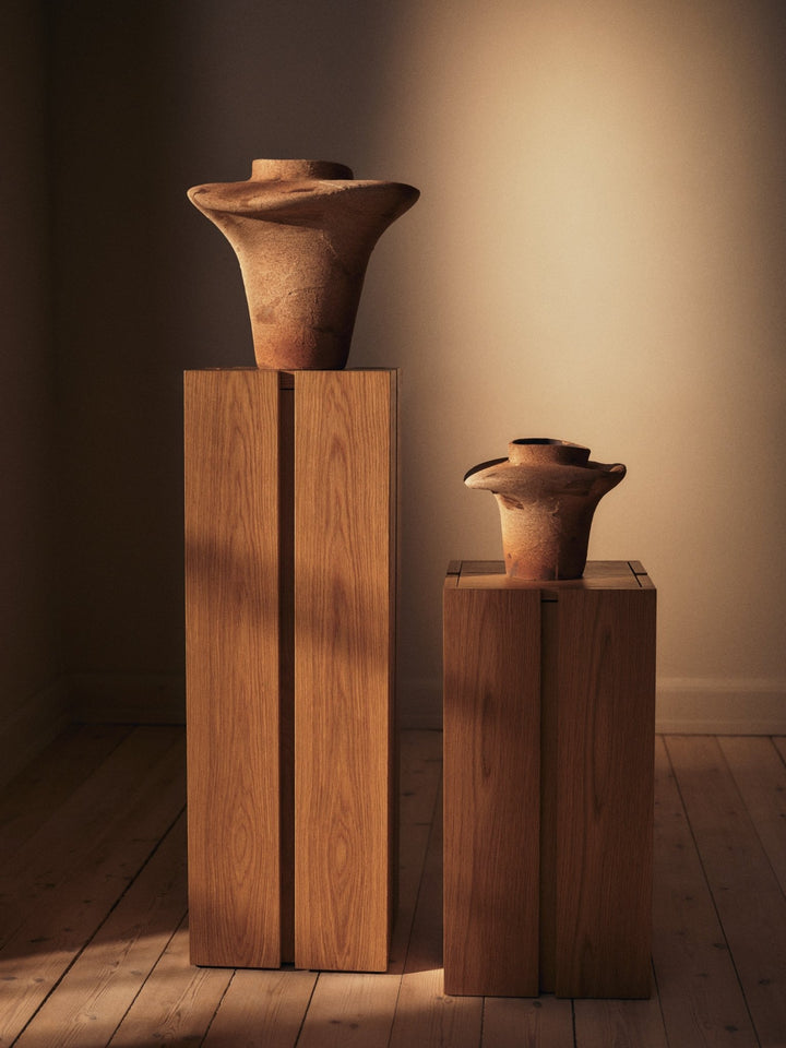 Evio Vase - H22 - Ferm Living Vases - Burnt Umber - HORNE