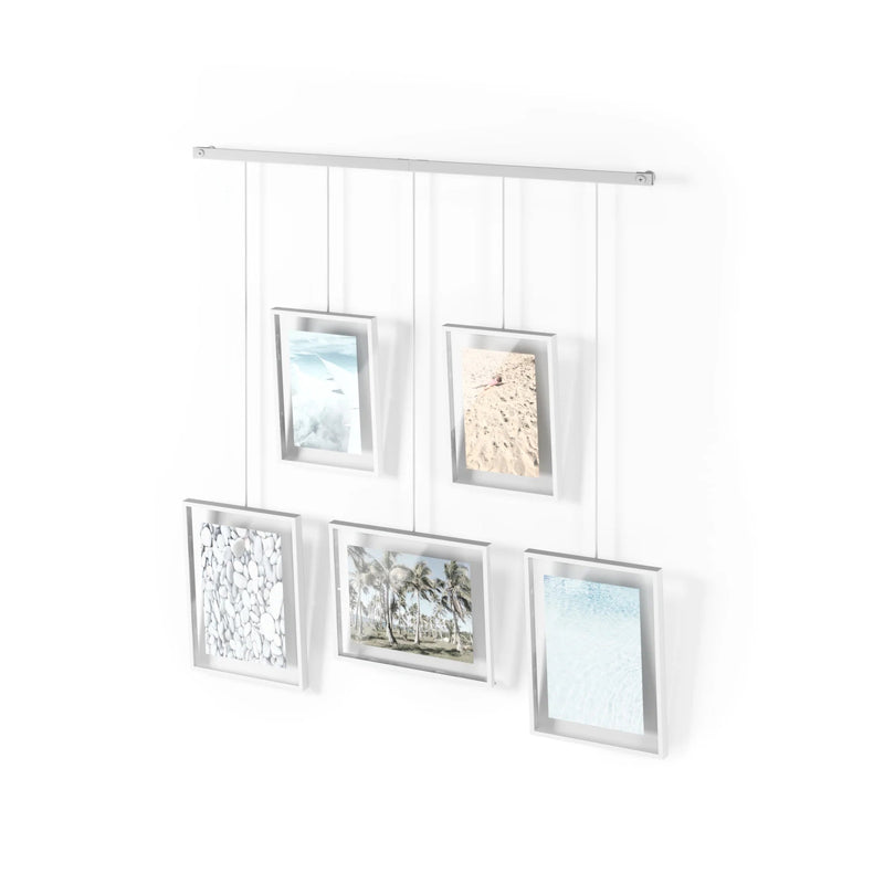 Exhibit Wall Picture Frames - Set of 5 - Umbra Mirrors - Black - HORNE